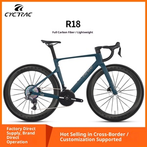 CYCTRAC R18 Racing Edition Carbon-Rennrad 700c 13-Gang Hydraulische Scheibenbremsen Standardpedale Leichtgewicht 7,8 kg - Product Image 3