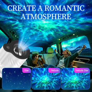 Proyector LED Holográfico 3D Dinámico Inteligente HD Multicolor, Proyección Oceánica, Alimentación USB, Control Táctil, Ajustable 360 Grados - Product Image 2