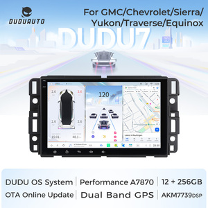 DUDUAUTO DUDU7 Radio Multimedia para Auto con Android, Estéreo para Auto, Navegación GPS para GMC Chevrolet Sierra Yukon Traverse <span class=keywords><strong>Equinox</strong></span> de 8 Pulgadas - Product Image 1