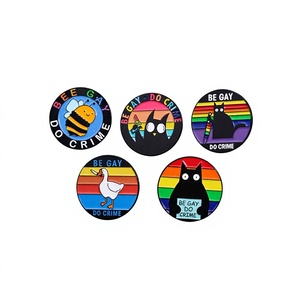 Broche de metal con diseño de animales arcoíris, alfileres de esmalte con logo gay y lésbico, al por mayor, pin de esmalte <span class=keywords><strong>LGBT</strong></span> Orgullo Gay, broche de solapa para ropa de moda - Product Image 3
