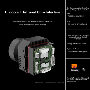 กล้องถ่ายภาพความร้อน Infisense Infiray Mini2640 ขนาด 13.5 มม. เซ็นเซอร์ CMOS ความละเอียด 640x512 40mk วิดีโอ H.265 สำหรับ UAV/ระบบรักษาความปลอดภัย/การตรวจสอบความปลอดภัย - Product Image 3