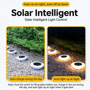 Lampe solaire <span class=keywords><strong>de</strong></span> sol imperméable, nouvelle, pour parc, <span class=keywords><strong>paysage</strong></span>, alimentée par panneau rechargeable, décorative, pour pelouse, sol, allée, jardin - Product Image 2