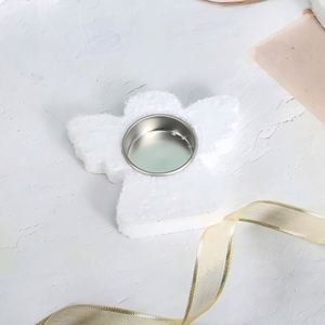 Manufacture Wooden Candlestick Ornament Spray Velvet Snowflake Heart-Shaped Home Creative Desktop Decoration - Product Image 4