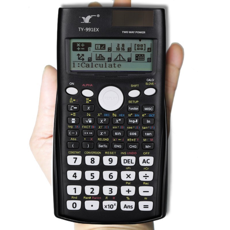 Calculators Fx 991es Suitable Middle School Student 417 Function Wholesale Dual Power Scientific Calculator Fx 991