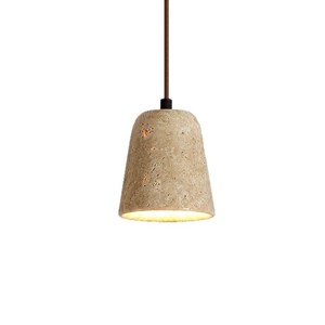 Lampe suspendue de style japonais Wabi Sabi, LED E27, commande par interrupteur, chambre à coucher, salle à manger, petite lampe suspendue - Product Image 4