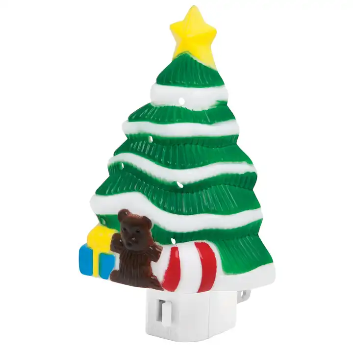 Master with 36 units Night light with E12 lamp, Christmas pine, Volteck