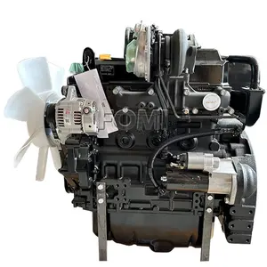 Yanmar 4 silindir 4TNV98 dizel Motor için 4TNV98-EXSDBBC Motor tertibatı 39KW 2200RPM ekskavatör