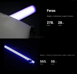 Pixel Feras LED <span class=keywords><strong>Tube</strong></span> lumineux pleine couleur, lumière de remplissage LED portable, lampe RGB, éclairage photo, baguette lumineuse, VS <span class=keywords><strong>Nanlite</strong></span> 6C - Product Image 2