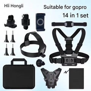 HONPNK para <span class=keywords><strong>GoPro</strong></span>, Paquete de Accesorios 14 en 1, Carcasa Impermeable para Exteriores, <span class=keywords><strong>Pantalla</strong></span> para Kit de Accesorios <span class=keywords><strong>GoPro</strong></span> - Product Image 6