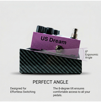 Factory Price Wholesale Portable Carbon Fiber Lightweight Durable with Hook Loop Tape Guitar Effect Pedal Board GB-01/02 CN