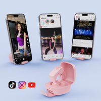 Mini draadloze slimme ring afstandsbediening voor iPhone, tablet, laptop, desktop computer, smart tv, social media scrollen, PPT clicker