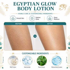 <strong>Egyptian</strong> <strong>Whitening</strong> Lotion Glow Dull Skin Lightens Dark Spots Wrinkles 7 Days Bleaching Body Cream Milk Smoothing - Product Image 2