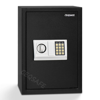 CEQSAFE Hochwertiger Metall-Türschloss-Tresor Kleiner Elektronischer Safe für Zuhause