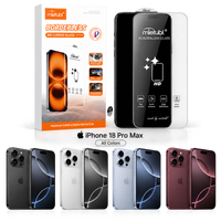 Protection d'écran en verre trempé transparent ultra-fin HD anti-rayures Clear9H sans bordure pour iPhone 18 PRO MAX DUO