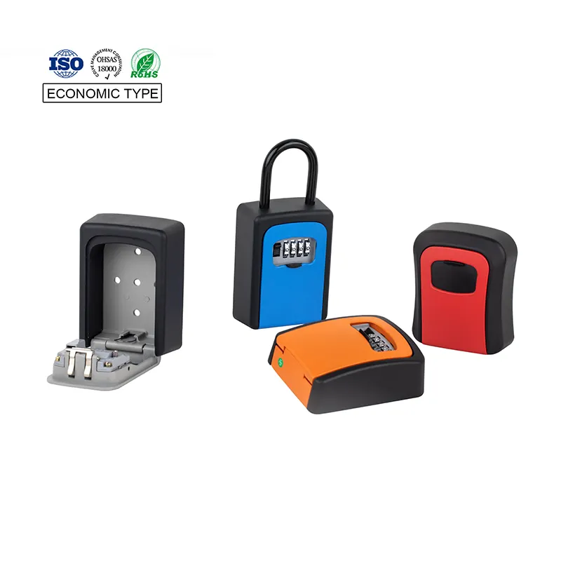 Long grillo 4 Digital Wall Mount colorato cassetta delle chiavi di sicurezza cassetta delle chiavi di sicurezza combinazione lucchetto lockbox per chiavi