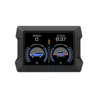 P22 Neuester digitaler Kilometer zähler Sicherheits alarm Wasser-und Öl temperatur U/min OBD2 GPS-Neigung anzeige anzeige Auto HUD Smart Gauge