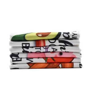 Hot Sale Popular Printed Tea Towel Microfiber Cleaning Towel Kitchen Towel