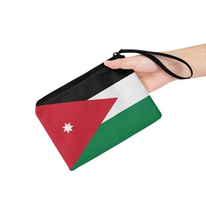 กระเป๋าซิปพิมพ์ลายธงชาติจอร์แดน กระเป๋าใส่เหรียญแบบพกพา คุณภาพสูง ของขวัญสำหรับผู้หญิงผู้ชาย ราคาถูก ขายส่งจากโรงงาน - Product Image 3