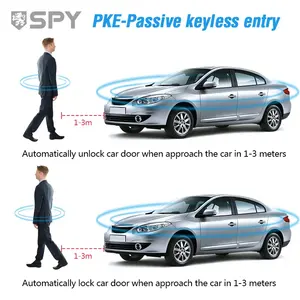 SPY Factory Price Universal Car Engine Push Button Start Stop System Remote Control Auto Start PKE Keyless Entry Kit