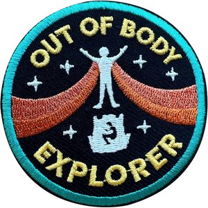 Patch brodé personnalisé Out Of Body Explorer, 3 pouces, thermocollant ou à coudre sur tissu, pour sacs - Product Image 1