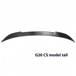 สปอยเลอร์หลังคาร์บอนไฟเบอร์แบบไม่ต้องเจาะ สำหรับรถยนต์ซีรีย์ 3 รุ่นใหม่ G20/G28 M4 Blade M3PSM  แบบติดตั้งถาวร สำหรับฝากระโปรงท้าย ซีรีย์ 3 รุ่นใหม่ G20 ปีกหลังแบบไม่ต้องเจาะ - Product Image 3