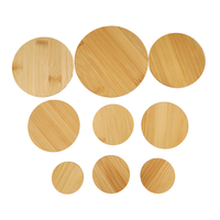 Couvercles de bocaux Mason en bambou personnalisés Couvercles de bocaux réutilisables en bambou pour bocaux Mason pour la maison Cuisine Couvercle de tasse en bambou