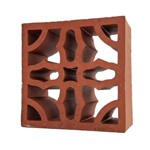 내화벽돌 내화성 경량 모던 디자인 마당 외부 중공 점토 테라코타 브리즈 블록 - Product Image 2
