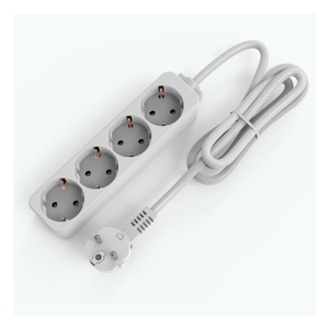 ปลั๊กพ่วงไฟฟ้ามาตรฐานยุโรป 16 ช่อง พร้อมเต้ารับ 4 ช่อง ลดราคาพิเศษ - Product Image 1