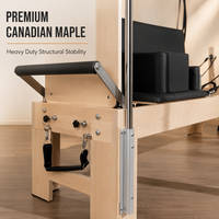 Reformer Pilates 3-en-1 en Chêne Massif avec Cadillac et Tour Trapèze – Machine de Pilates de Qualité Commerciale pour Studio de Pilates (Vente en Gros)