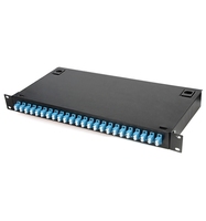 Télécommunication FTTH Mini type Fibre optique 19'' pouces Rack mural intérieur/extérieur 2U 48/72/96 ports LC MPO ODF