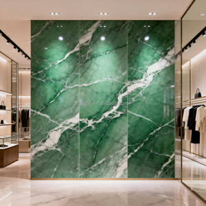 Panneau mural en PVC marbré brillant, épaisseur 3 mm, résistant aux UV, imperméable, imitation marbre, <span class=keywords><strong>pour</strong></span> la maison, l'extérieur, la chambre, l'hôtel - Product Image 6