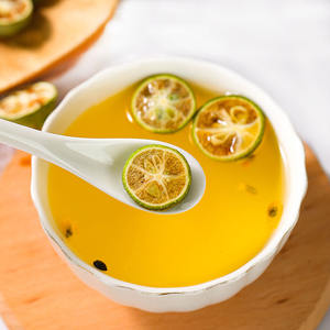 Bulk High Quality <span class=keywords><strong>Freeze-dried</strong></span> Verde Kumquat FD Verde Qumquat Fatias Chá Congelar Frutas Secas Chá Lapid-Kumquat - Product Image 3