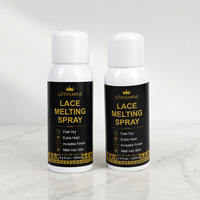 Spray de fixation pour perruques, fabrication OEM, séchage rapide, finition invisible, approvisionnement en gros pour marques de perruques
