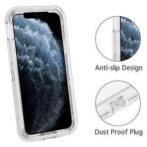 Funda protectora transparente tres en uno a prueba de golpes para iPhone 17, 16e, 14, 13, 12, 11, 15 Pro Max, nueva. - Product Image 5