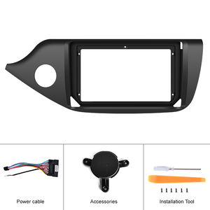 Podofo Drop-shipping 9 ''Cadre d'autoradio dédié Plastique ABS 2 Din Panneau de support vidéo de voiture pour <span class=keywords><strong>Kia</strong></span> <span class=keywords><strong>Seed</strong></span> 2012 - Product Image 6