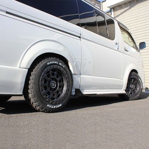 HIACE โมเดลรถหรูแบบ1-3จากญี่ปุ่นชุดแต่งสปอยเลอร์ข้างสำหรับรถยนต์ - Product Image 4