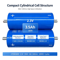 Baterai Lithium Titanate Deep Cycle Yinlong LTO66160k 30/35/40/45AH 2.3V Grade A, 20000 Siklus, Baterai LTO