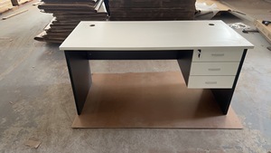 木制研究桌设计便宜的儿童学习桌与抽屉HR-03 - Product Image 4