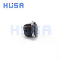 Interrupteur à bouton-poussoir métallique momentané 16 mm ultra-court à réinitialisation automatique 1A 24V avec indicateur LED entièrement éclairé IP65 pour appareils électroménagers