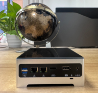 Nuevo Mini PC NUC de Cuatro Núcleos I5, RAM DDR4 Dual, M.2 NVMe, 2 LAN, 6x USB3.0, Windows 10 Preinstalado para Oficina/HTPC/Uso en Kiosco