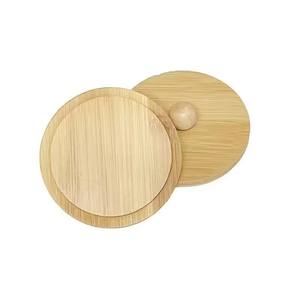 Tasse en bambou sculptée sur mesure avec amour Style cuisine vaisselle sous-verre tasse couvercle produits en bois - Product Image 3