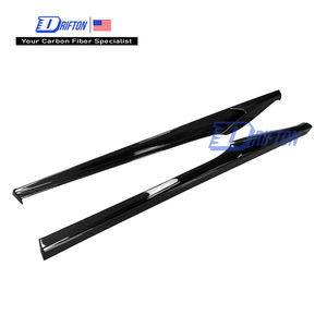 Falda lateral de fibra de carbono Prepreg para Ferrari 488 GTB Spider - Product Image 1