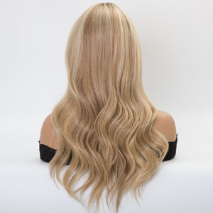 Textura ondulada Rubio <span class=keywords><strong>balayage</strong></span> color nudos individuales HD encaje superior PELUCAS <span class=keywords><strong>CABELLO</strong></span> humano virgen para mujeres - Product Image 6