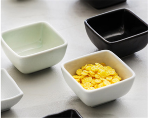 <span class=keywords><strong>Bol</strong></span> à <span class=keywords><strong>sauce</strong></span> carré en céramique pour restaurant, idéal pour servir des petits plats et des sauces, vente chaude - Product Image 3