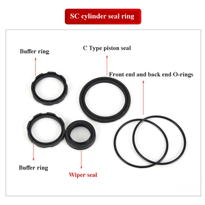 SC SDA Mal DNC si TN không khí xi lanh Bộ dụng cụ sử<span class=keywords><strong>a</strong></span> chữ<span class=keywords><strong>a</strong></span> khí nén xi lanh phần tiêu chuẩn Piston con dấu Vòng Bộ dụng cụ khoan 16/20/25/32/40/50/63mm - Product Image 5