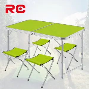 Factory Price Camping Aluminum Portable Cooler Box Picnic Folding Beer Extendable Table