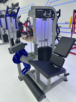 ROSEN Équipement de fitness commercial durable pour salle de sport, Appareil d'extension des jambes assis à charge sélectionnable par broche pour l'entraînement des quadriceps