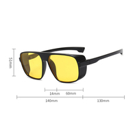 Lunettes de soleil de luxe sexy pour femmes et hommes, lunettes de soleil tendance, UV400, carrées, surdimensionnées, dernières tendances
