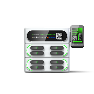 Directo de fábrica, 8 ranuras apilables <span class=keywords><strong>para</strong></span> PAX A5000 Bajie, casillero de carga, Banco de energía de carga de teléfono compartido, máquina expendedora Mieten - Product Image 3