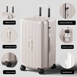 <span class=keywords><strong>Valise</strong></span> à roulettes unisexe PC 28 pouces grande capacité, robuste et durable, <span class=keywords><strong>valise</strong></span> de cabine 20 pouces avec serrure TSA, étanche - Product Image 2